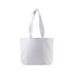 Shopper Mely in cotone colorata colore bianco