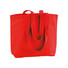 Shopper Mely in cotone colorata colore rosso