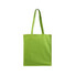 Shopper con soffietto in cotone 220g colore verde mela
