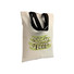 Shopper mini in cotone con manici colorati colore nero