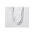 borsa shopper cotone 40x35x12 verde mela colore bianco