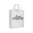 Borsa shopper in tnt termosaldato colore bianco