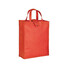 Borsa shopper in tnt termosaldato colore rosso