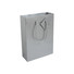 Busta con soffietto in carta laminata colore argento