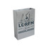 Busta con soffietto in carta laminata colore argento