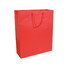 Busta con soffietto laminata opaca colore rosso