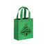 Mini shopper con manici corti in tnt colore verde