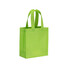 Mini shopper con manici corti in tnt colore verde mela