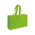 Shopper Rectangle in tnt con manici corti colore verde mela