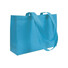 Shopper Rectangle in tnt con manici lunghi colore celeste