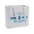 Shopper Sun in TNT laminato colore bianco