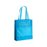 Shopper in TNT con striscia stampabile  colore celeste