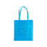 Shopper in TNT con striscia stampabile  colore celeste