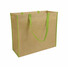 Shopper in TNT effetto carta colore verde