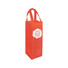 Shopper porta bottiglia in TNT colore rosso