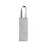 Shopper portabottiglie glitterata colore argento