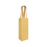 Shopper portabottiglie glitterata colore oro