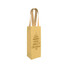 Shopper portabottiglie glitterata colore oro