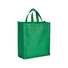 Shopper ripiegabile con soffietto in TNT colore verde