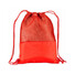 Sacca con retina mesh colore arancione