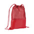 Sacca con retina mesh colore rosso