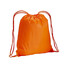 Sacca fluo con chiusura a strozzo colore arancione