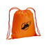 Sacca fluo con chiusura a strozzo colore arancione