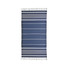 Telo mare pareo con lato in spugna colore blu