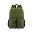 Zaino a 5 tasche in poliestere colore verde scuro