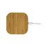Base di ricarica wireless in bamboo 5w colore naturale