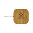Base di ricarica wireless in bamboo 5w colore naturale