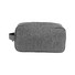 Beauty case melange con maniglia colore grigio