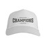 Cappellino 5 pannelli con calotta a rete colore bianco