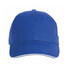 Cappellino 6 pannelli visiera sandwich colore royal