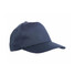 Cappellino baseball in cotone 5 pannelli colore blu