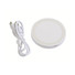 Base di ricarica wireless tonda  colore bianco