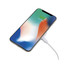 Base di ricarica wireless tonda  colore bianco