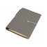 Block notes in poliuretano con elastico colorato colore grigio