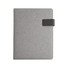 Cartella congressi A4 in tessuto melange colore grigio