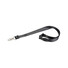 Lanyard in raso con sgancio di sicurezza colore nero