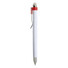 Penna a scatto con inchiostro cancellabile colore rosso
