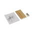 Set pastelli album e temperino colore naturale