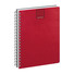 Agenda 2025 giornaliera con spirale 15x21 rosso