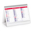 Calendario da tavolo mini table 2024 rosso