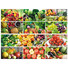 Calendario illustrato fruttivendolo frutta e verdura 2025 mensiletti
