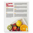 Calendario illustrato fruttivendolo frutta e verdura 2025 retro