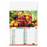 Calendario illustrato fruttivendolo frutta e verdura 2025