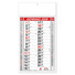 Calendario olandese 2026 trimensile rosso