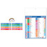 Calendario olandese trimensile multicolor 2025