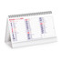 Calendario da tavolo chart table 2025 rosso